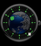 CI-GA Des-ign Blue Planet: The World on Your Wrist