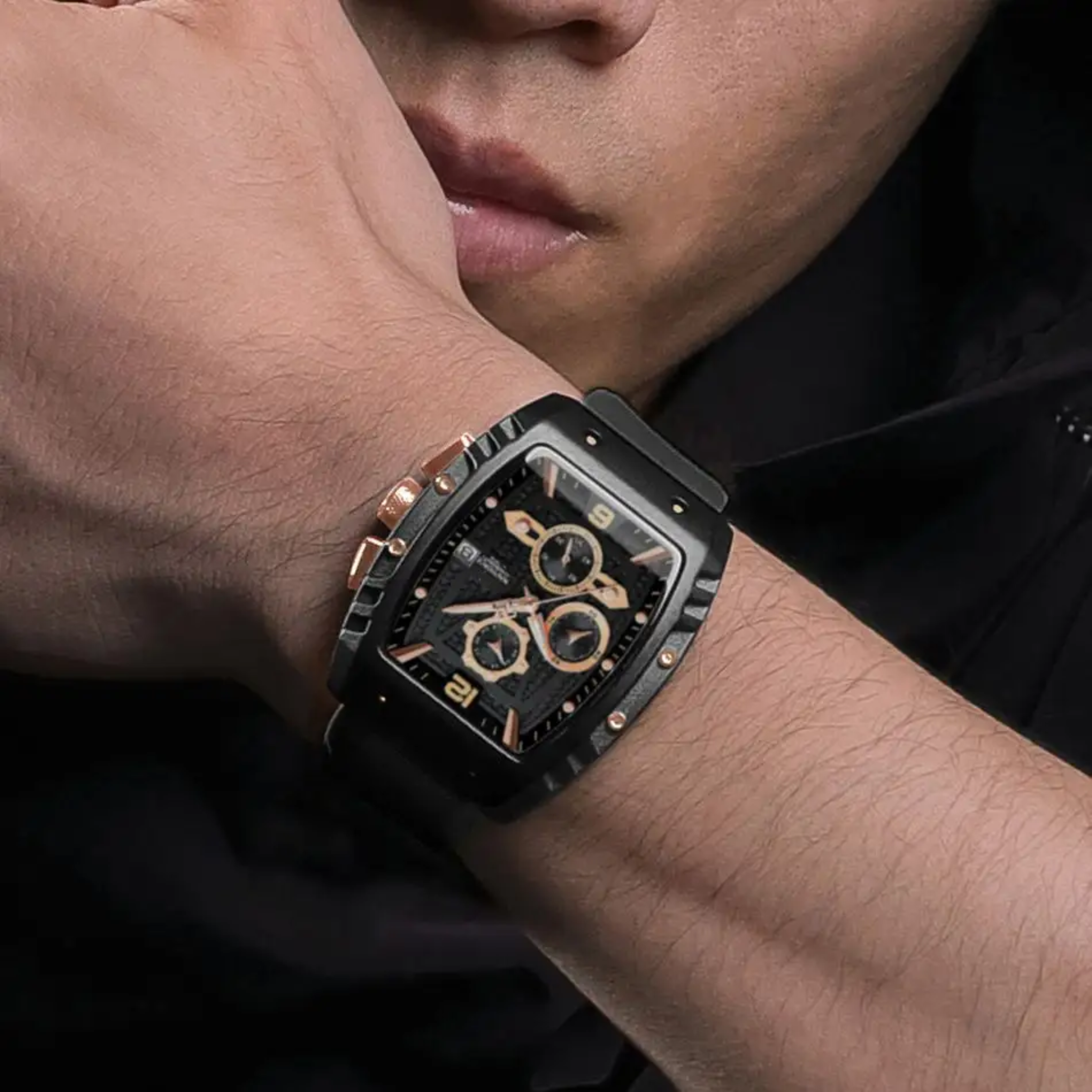 Ne-Via Mens Analogue Watch