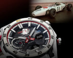 Ca-sio Edi-fice Hon-da Racing Sapphire Crystal Watch