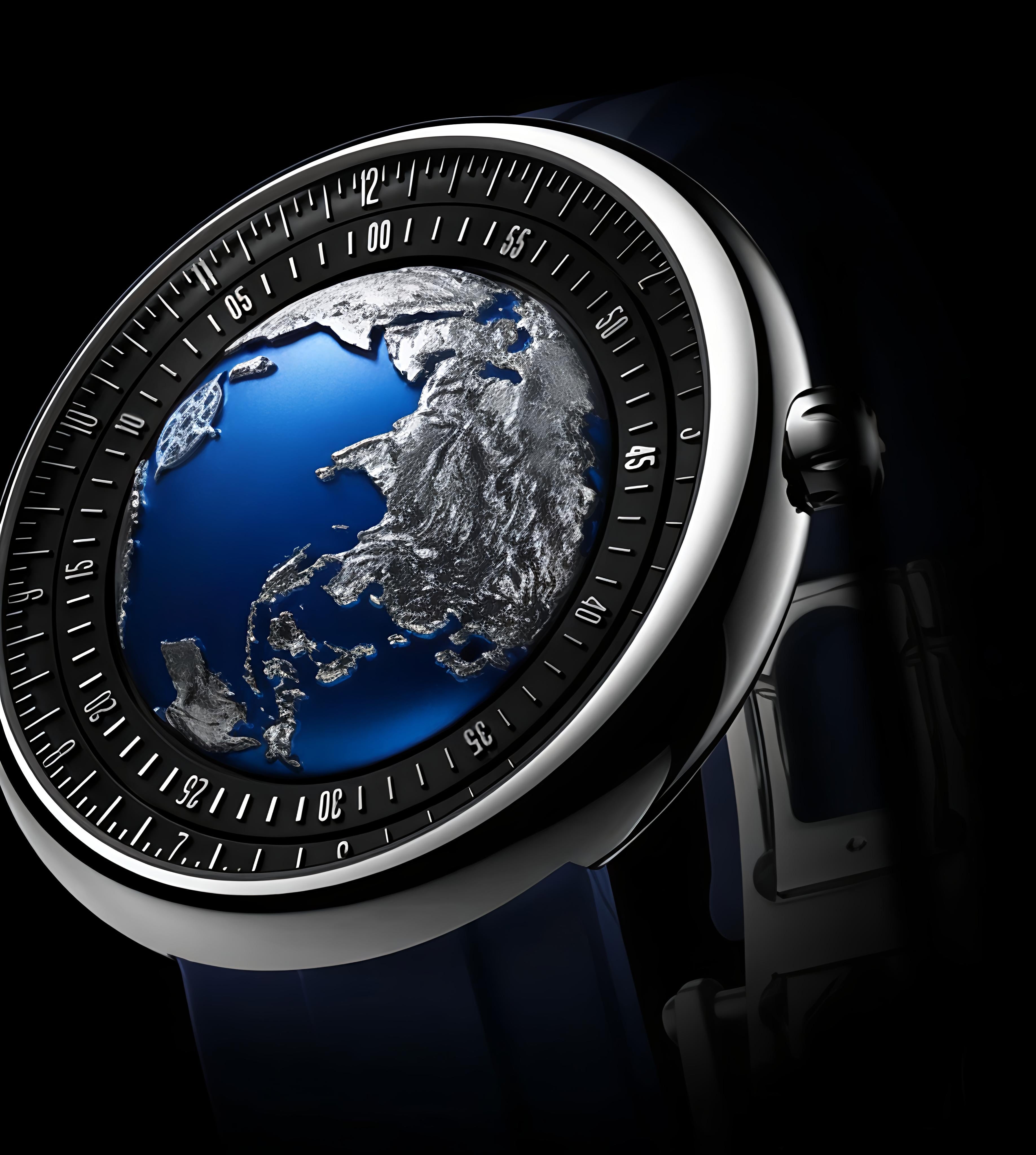 CI-GA Des-ign Blue Planet: The World on Your Wrist