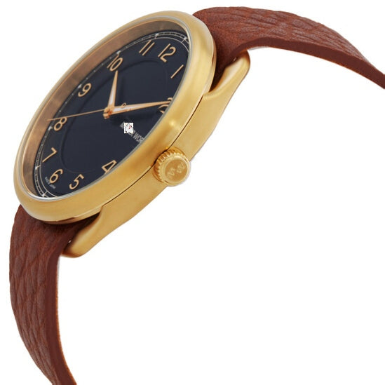 Mas-ter Wor-ks Geniune Leather strap watch